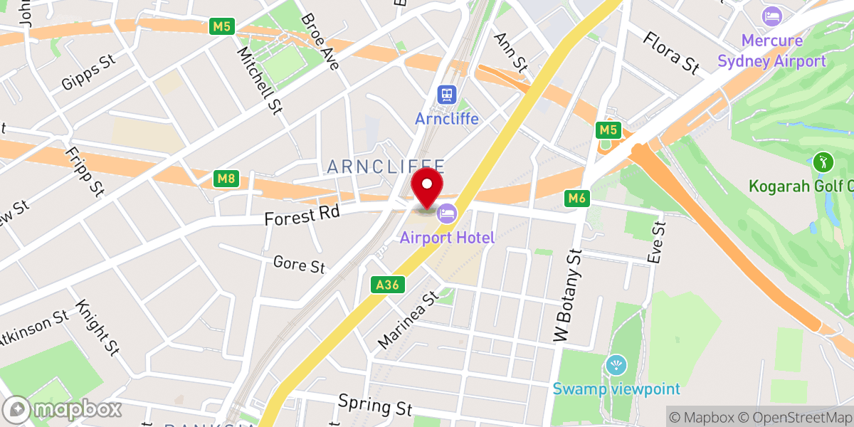 Map showing location of St Francis Xavier’s Catholic Church