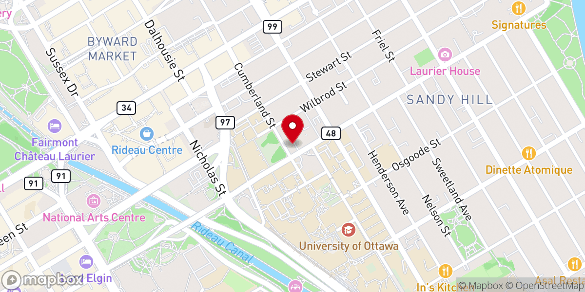 Map showing location of St. Joseph's Church