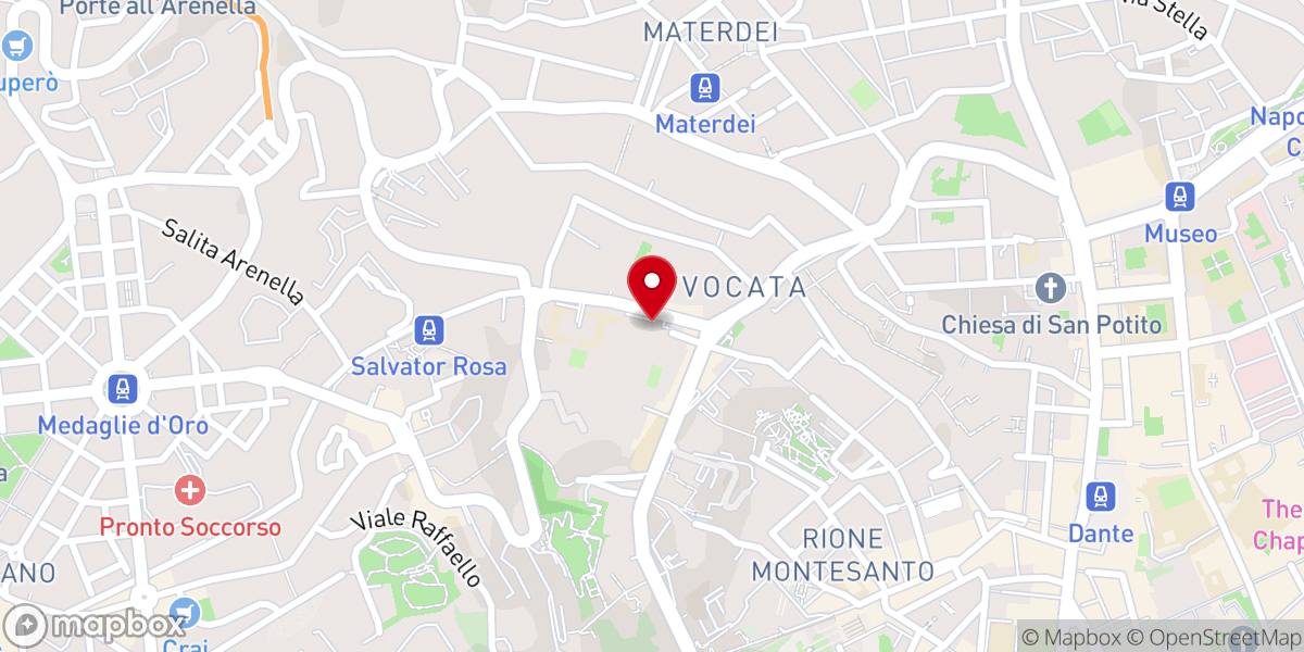 Map showing location of Basilica di Santa Maria della Pazienza alla Cesarea