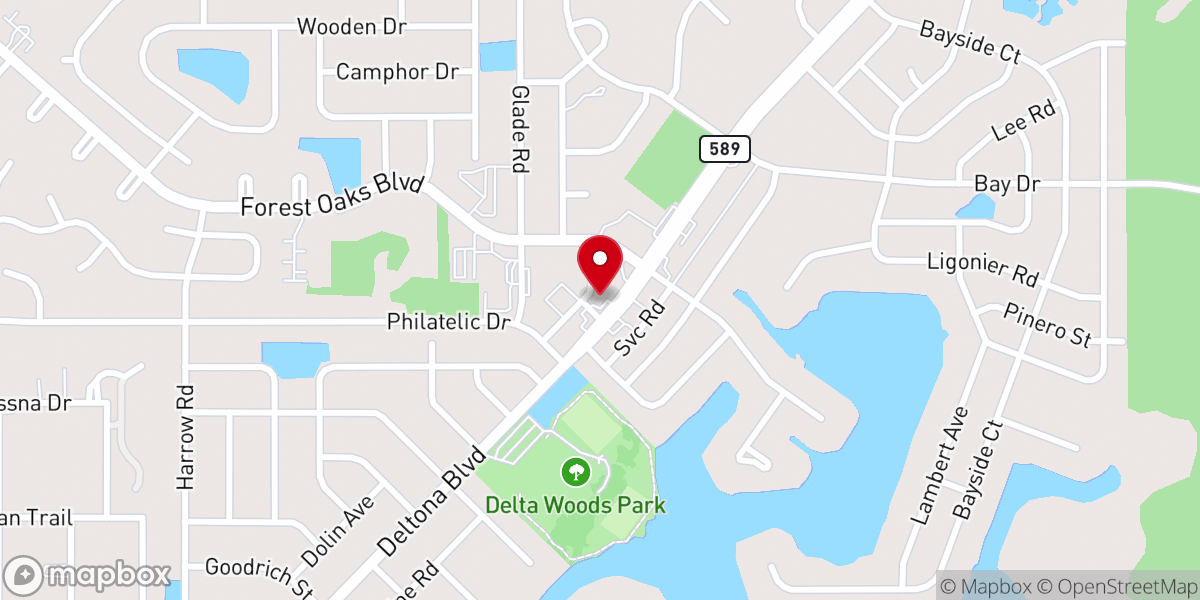 Map showing location of Custom Discount Blinds