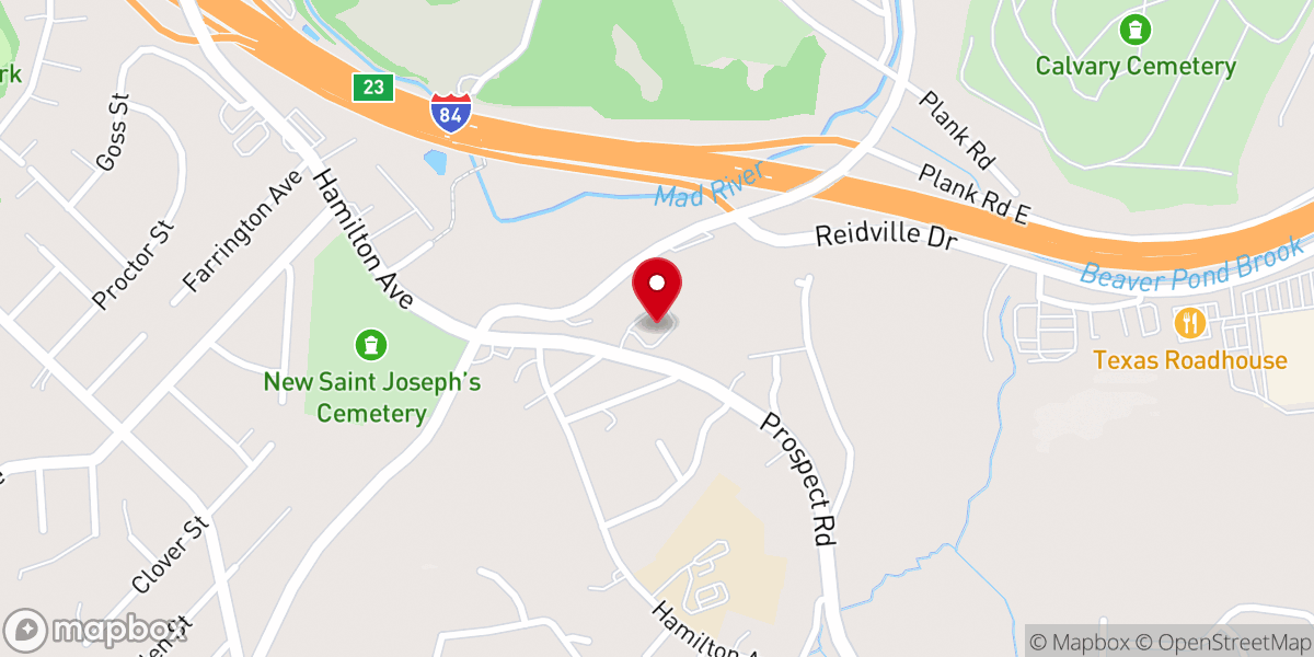 Map showing location of Living Faith Christian Church