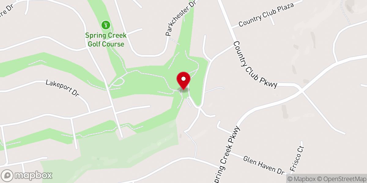 Map showing location of Spring Creek Association