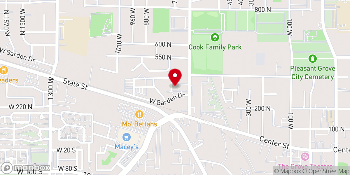 Map showing location of Tabitha's Way Local Food Pantry North County
