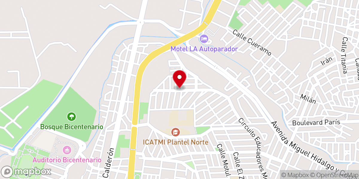 Map showing location of Iglesia Cristiana Bautista Cristo la Vid Verdadera