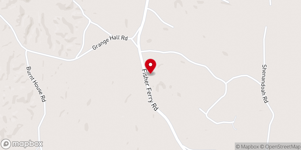 Map showing location of Life Church