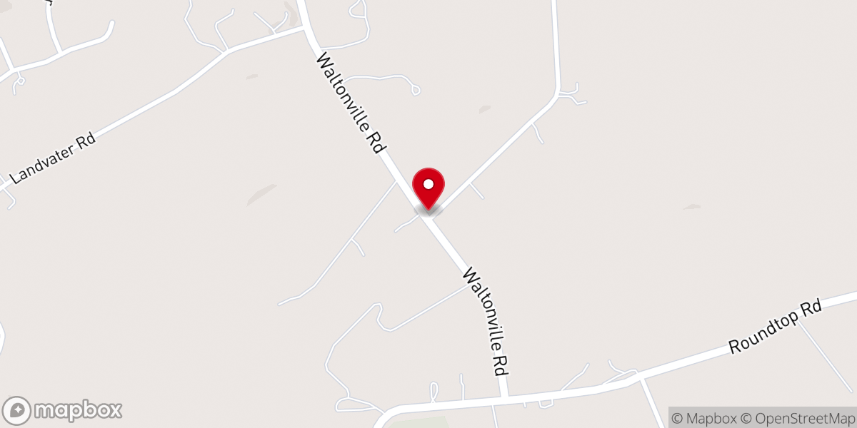 Map showing location of Shopes United Methodist Church