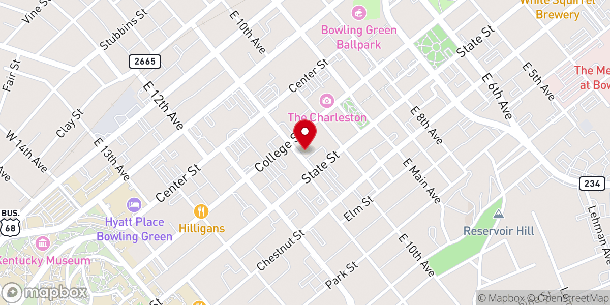 Map showing location of South Central District of The UMC