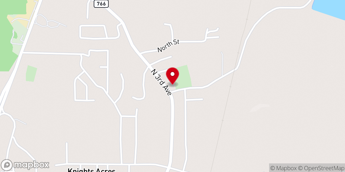 Map showing location of Freedom Community Church
