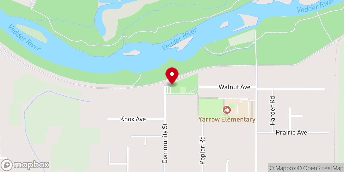 Map showing location of St Marys Orthodox Congregation of BC Vancouver