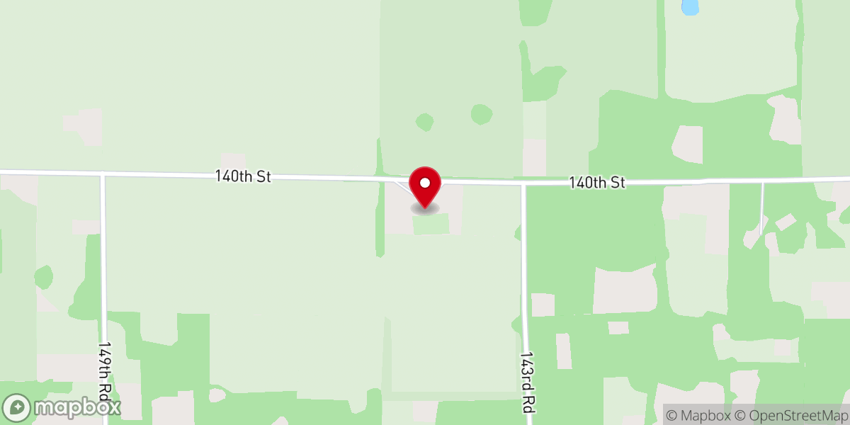 Map showing location of Friendship Baptist Church