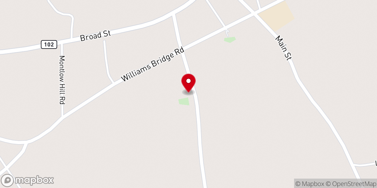 Map showing location of Avera Nazarene Church