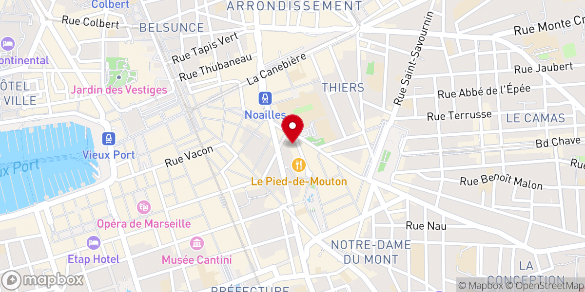 Map showing location of Les 2 Poulets