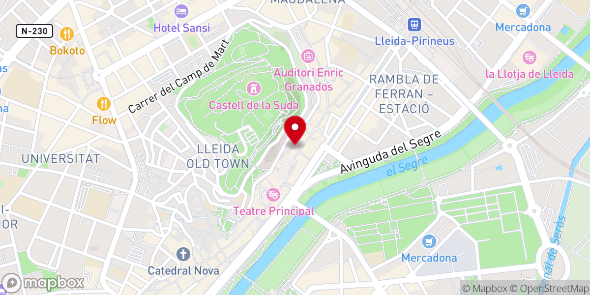 Map showing location of Iglesia de San Juan | Lleida