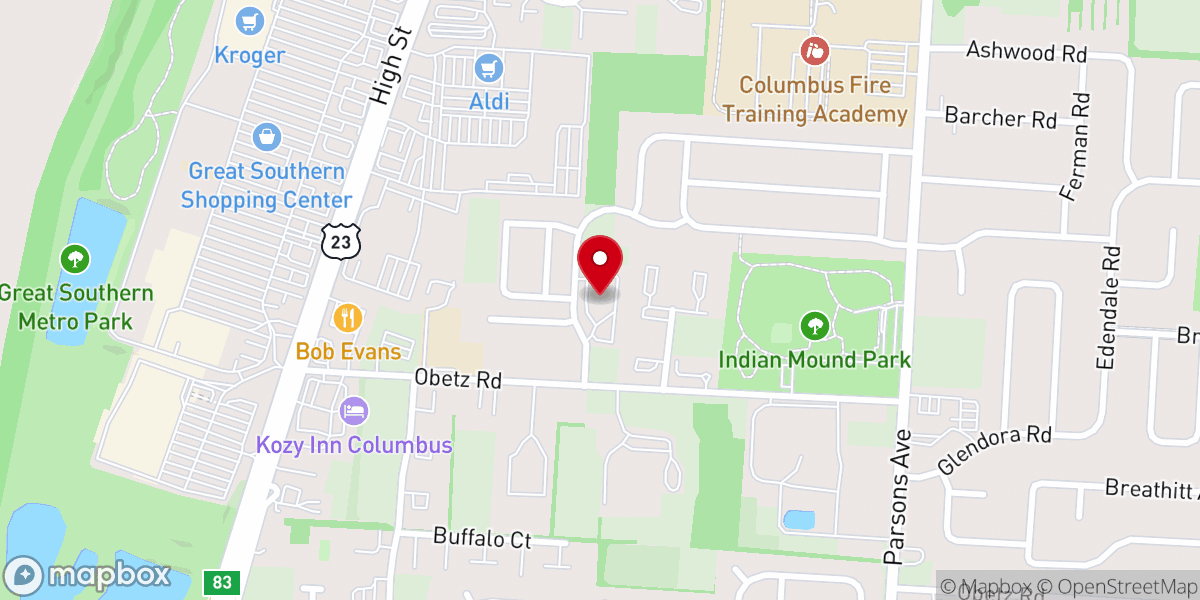 Map showing location of Good Shepherd Community Church