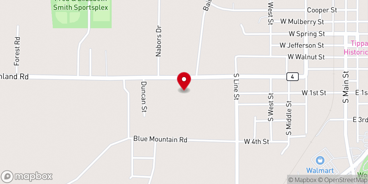 Map showing location of St. James Church Of God In Christ