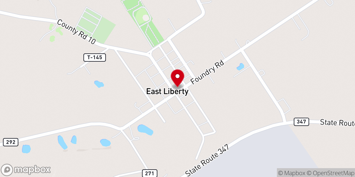 Map showing location of Gates Todd