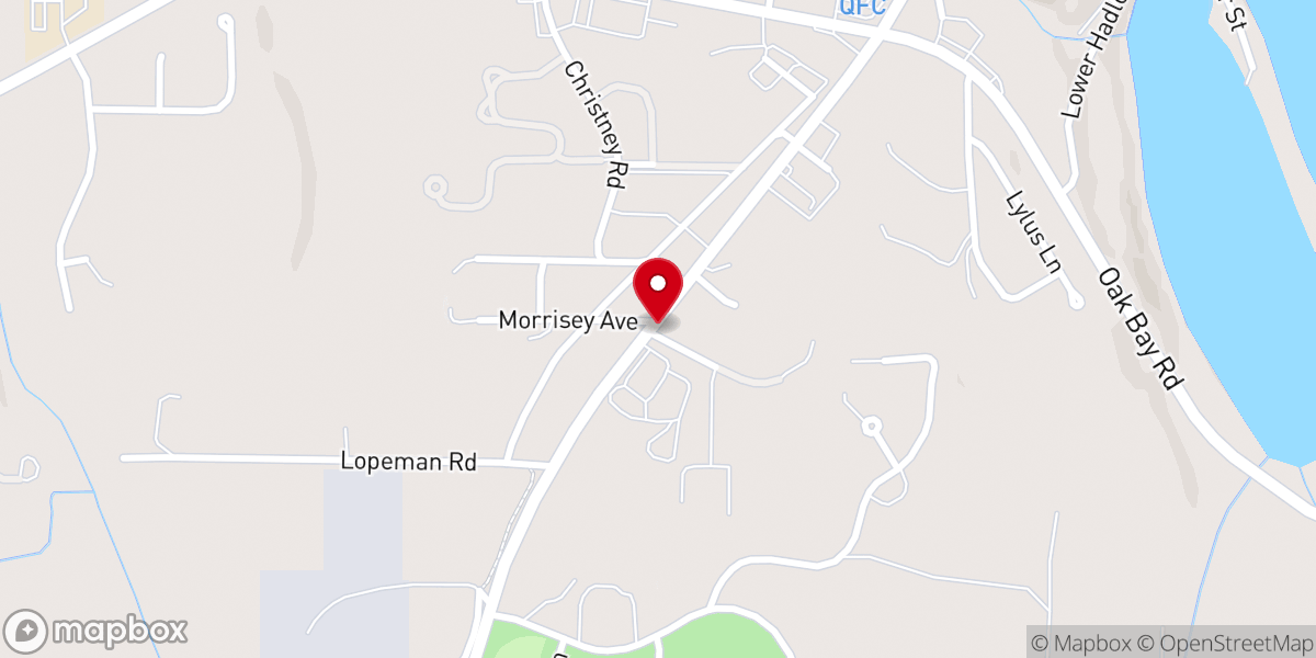 Map showing location of Chimacum Rd & Church Ln