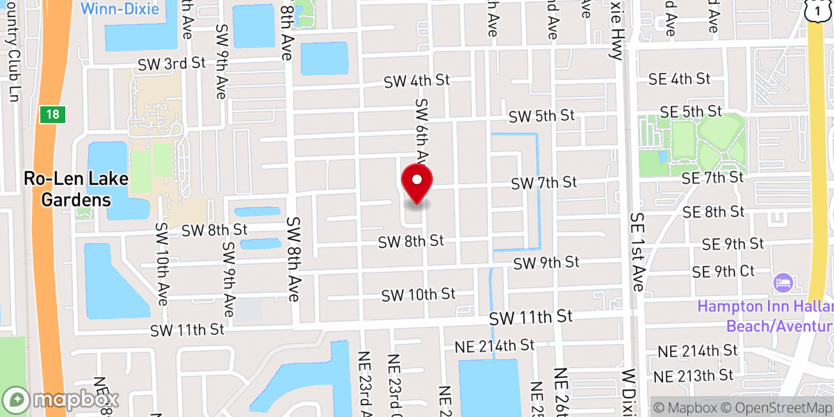 Map showing location of Haitian United Methodist Msn