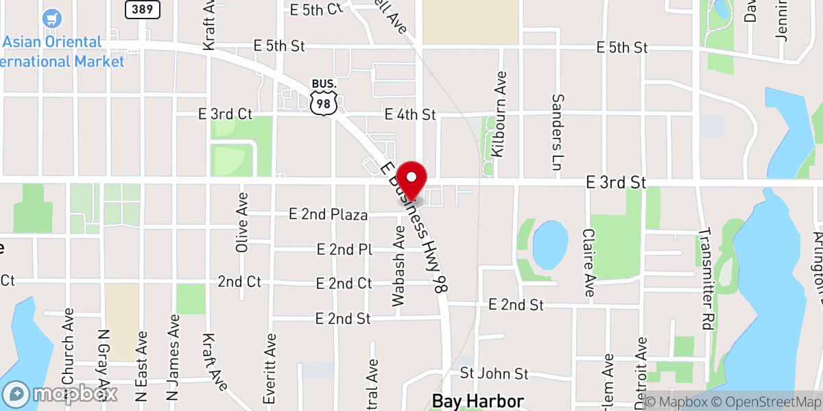 Map showing location of The Sanctuary of Hope Revival Center