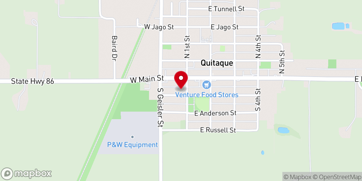 Map showing location of First Methodist Church