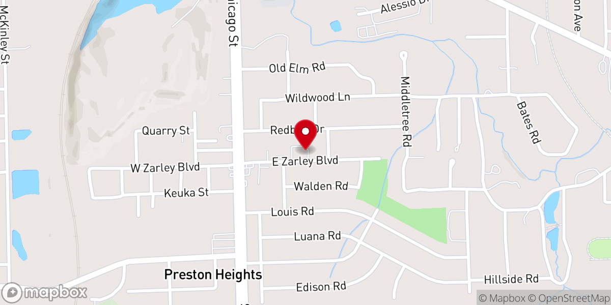 Map showing location of St John Missionary Baptist
