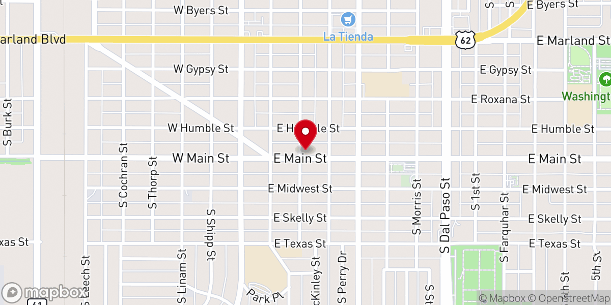 Map showing location of The Salvation Army Hobbs Corps and Community Center