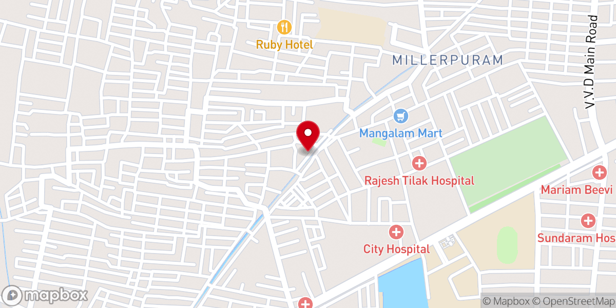 Map showing location of Gate of Heaven HLIPC Church