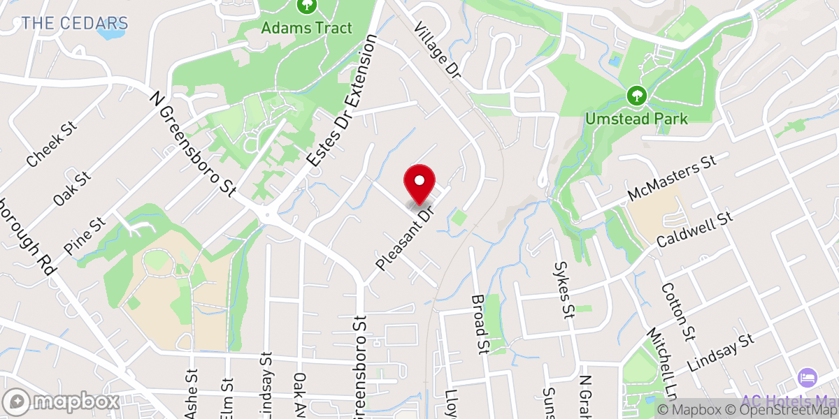 Map showing location of West End Fellowship