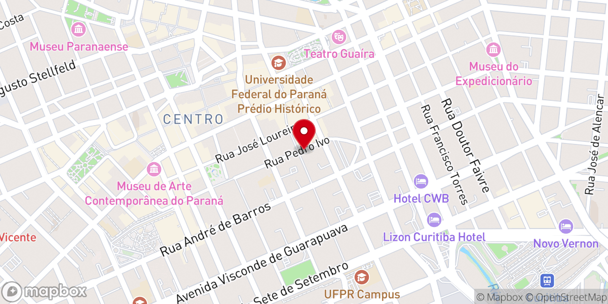 Map showing location of Igreja Pentecostal Deus é Amor Sede Estadual