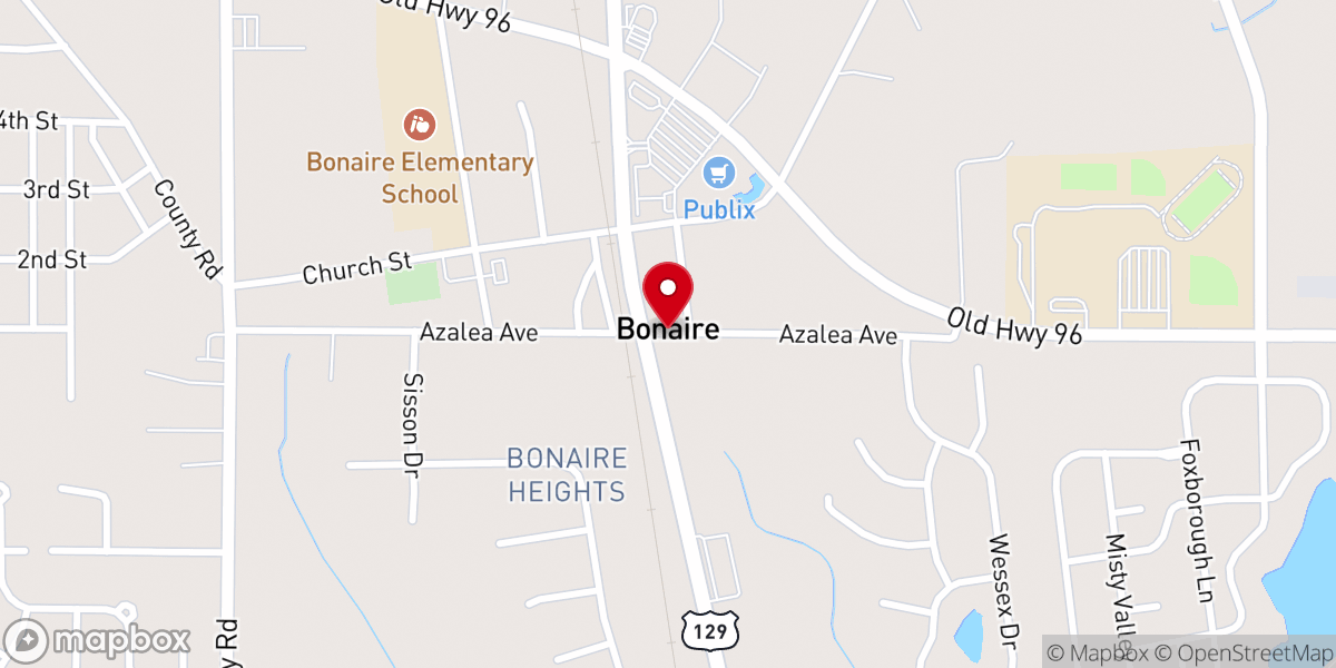 Map showing location of Bonaire