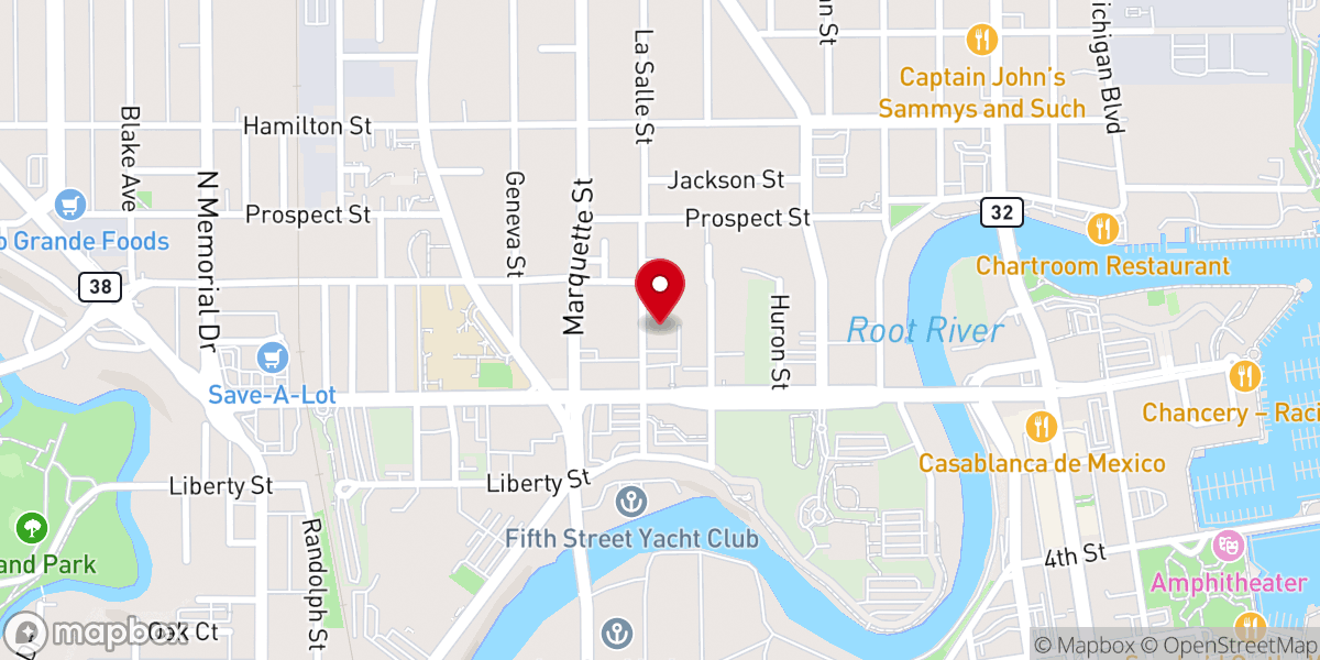 Map showing location of The Gospel Lighthouse Church