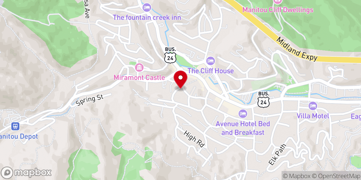 Map showing location of Summit Ministries