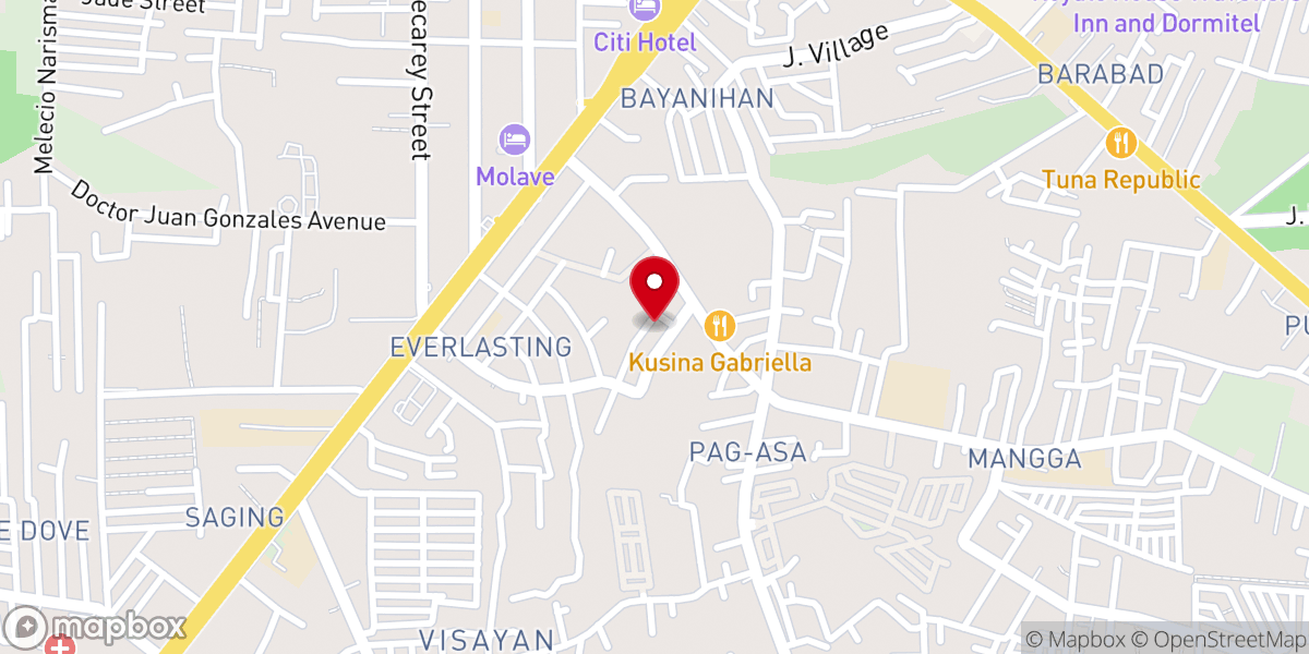 Map showing location of Tagum Church Of The Nazarene