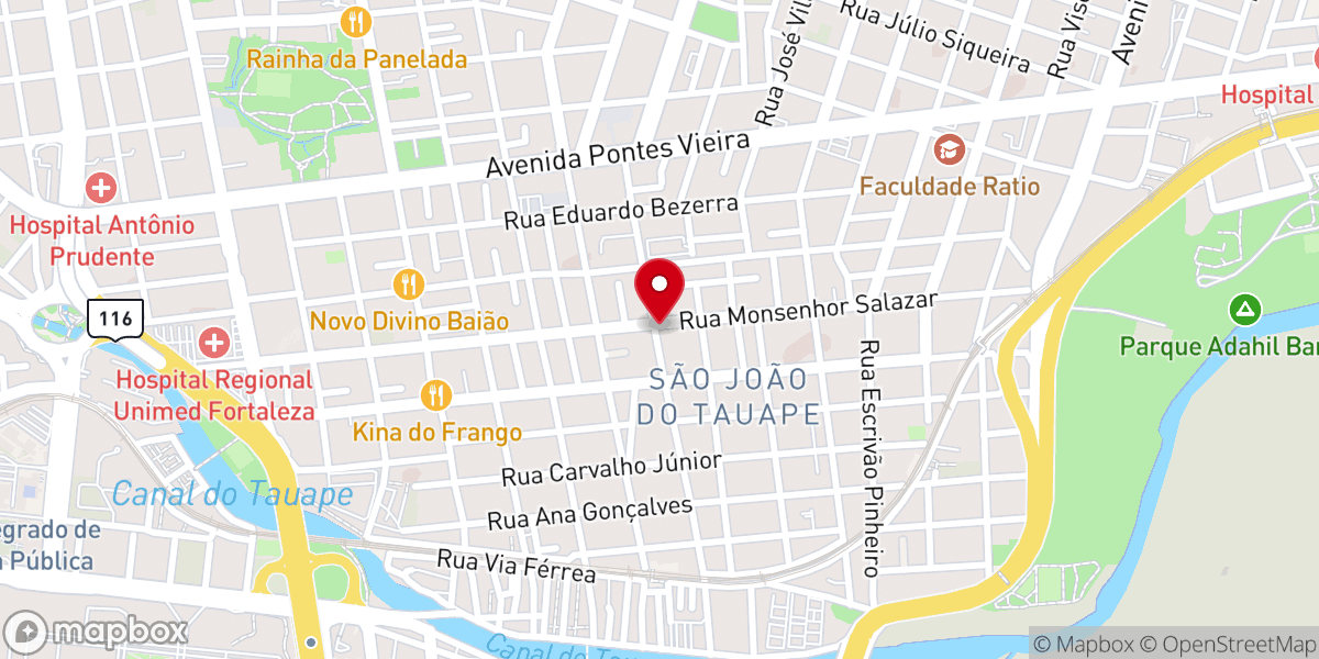 Map showing location of Igreja Pentecostal Deus é Amor | Pio 12 (Anexo)
