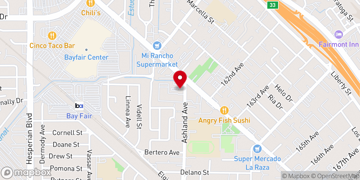 Map showing location of Lighthouse Worship Center