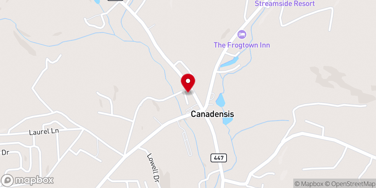 Map showing location of St Bernadett's Rectory