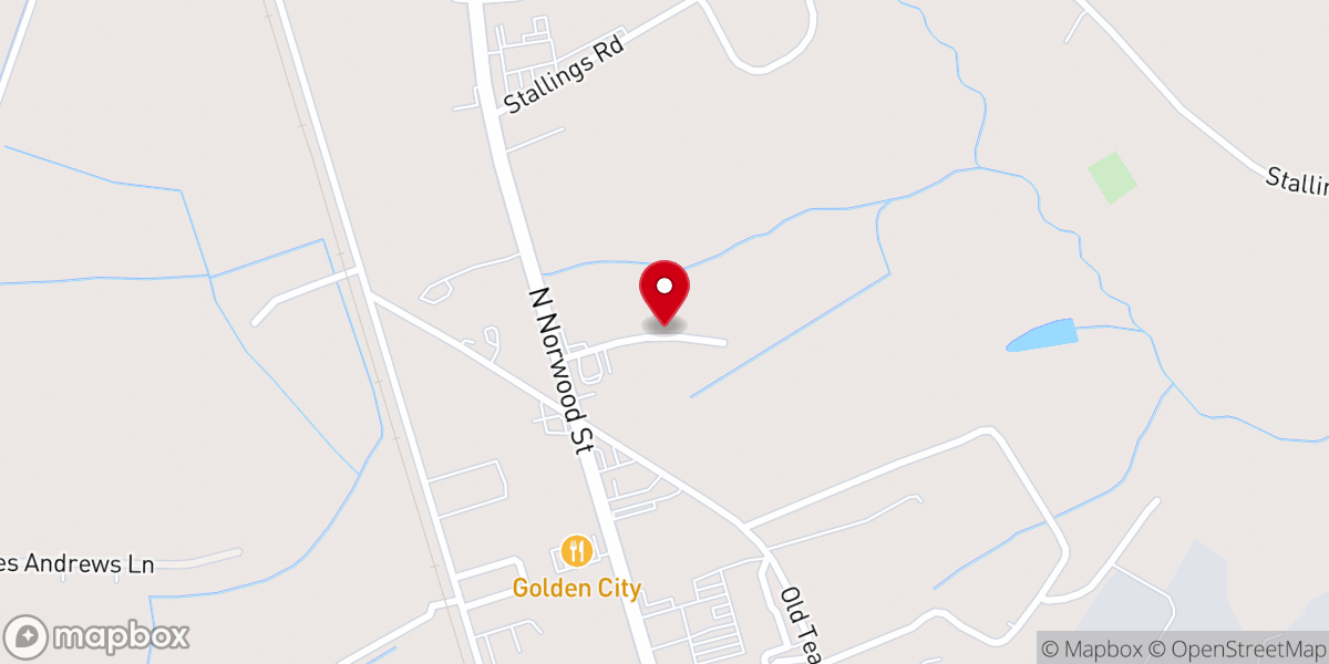 Map showing location of Awaken Childcare Center