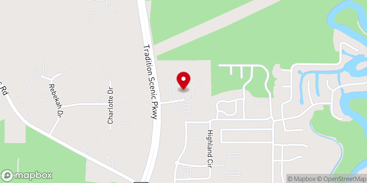 Map showing location of First Baptist Gulfport