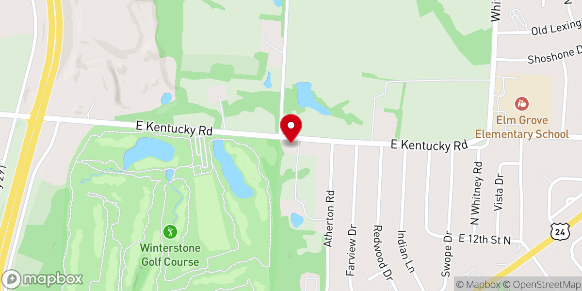 Map showing location of Faith Missionary Baptist Church