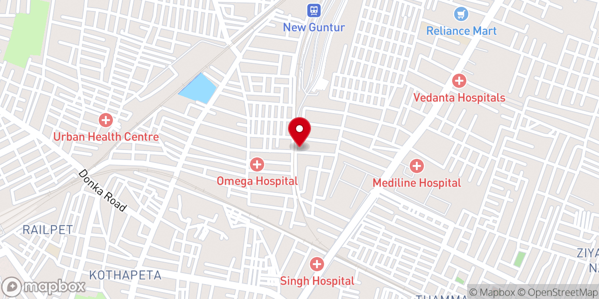 Map showing location of Kingdom Gospel Church