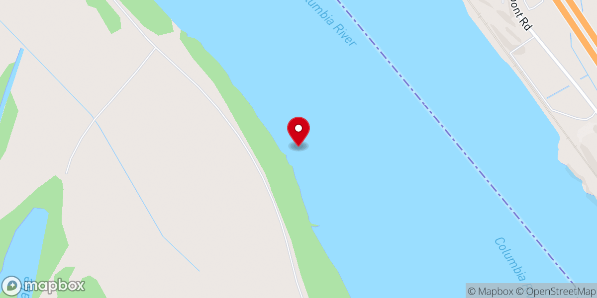 Map showing location of Deer Island Point