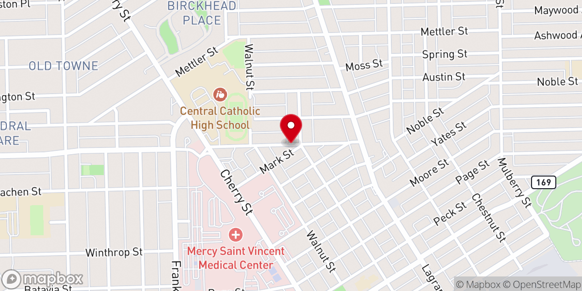 Map showing location of New Hope Church of the Apostolic Faith
