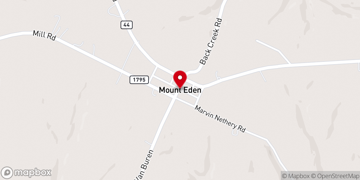 Map showing location of Mt Eden