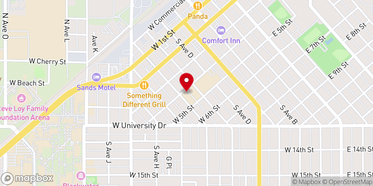Map showing location of Faith Triumphant Church and Christian School