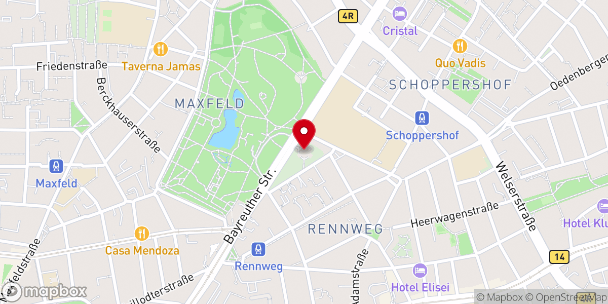 Map showing location of Reformations-Gedächtniskirche