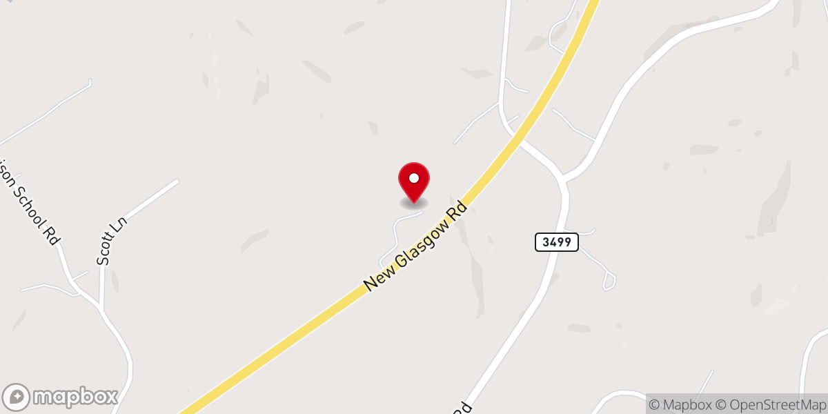 Map showing location of Lakeway Baptist Church