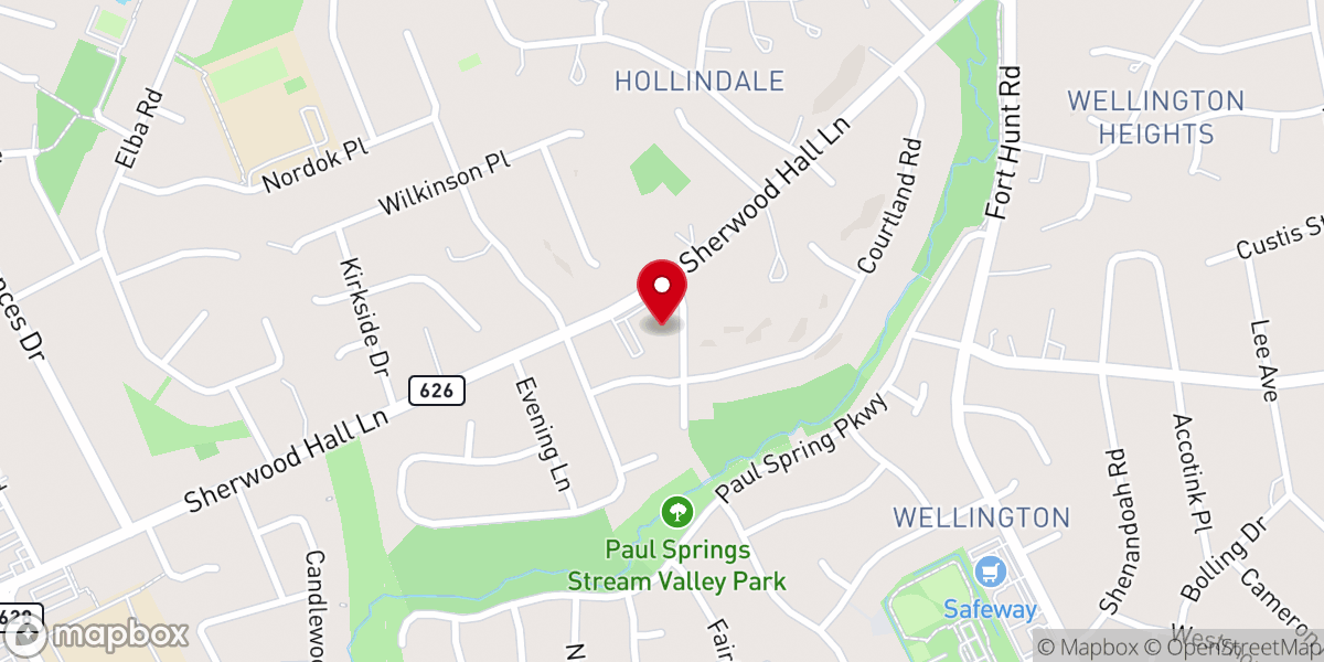 Map showing location of Iglesia Adventista del Séptimo Día Hispana - Mount Vernon / Mount Vernon Spanish Seventh-Day Adventist Church