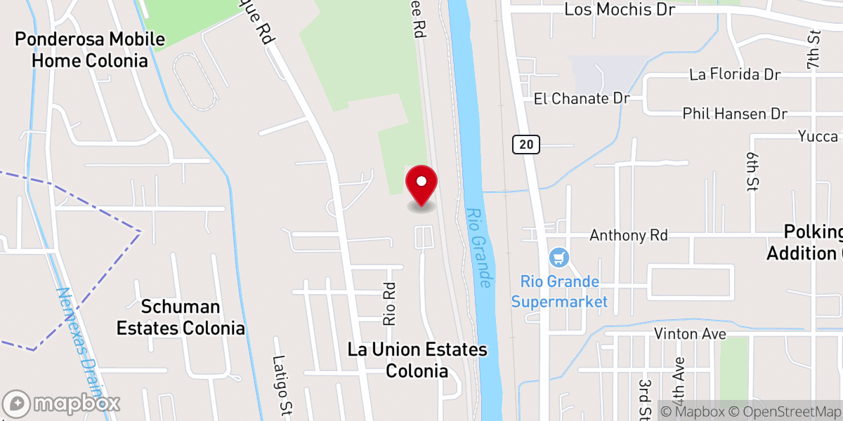 Map showing location of Iglesia Jesucristo es Nuestro Señor