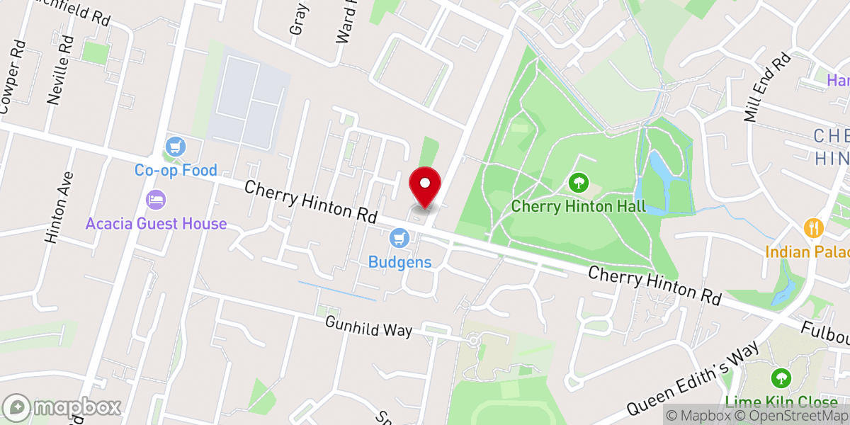 Map showing location of St Philip Howard Parish Church