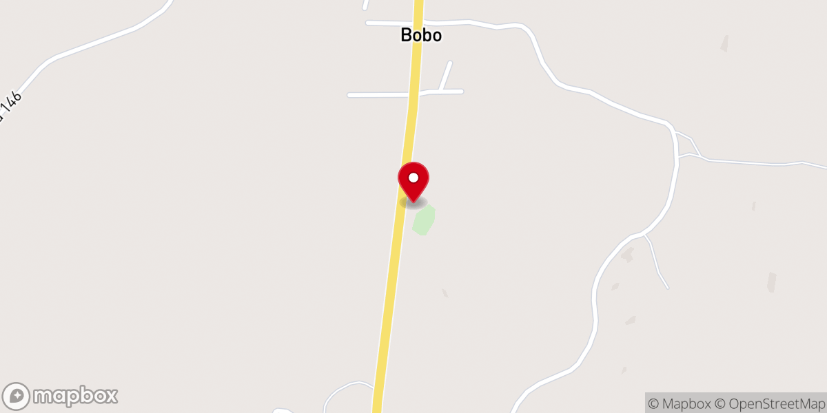 Map showing location of Hodges Chapel